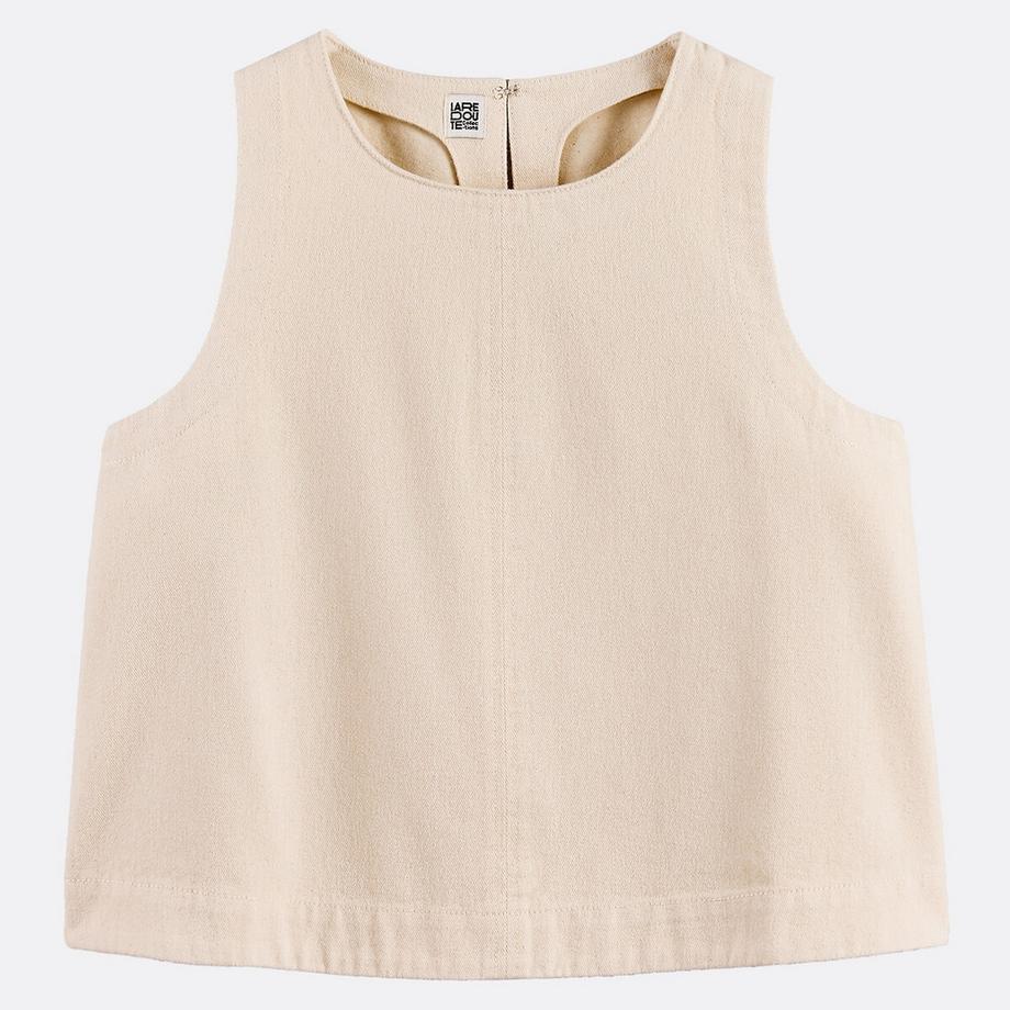 La Redoute Collections Top sans manches en denim  