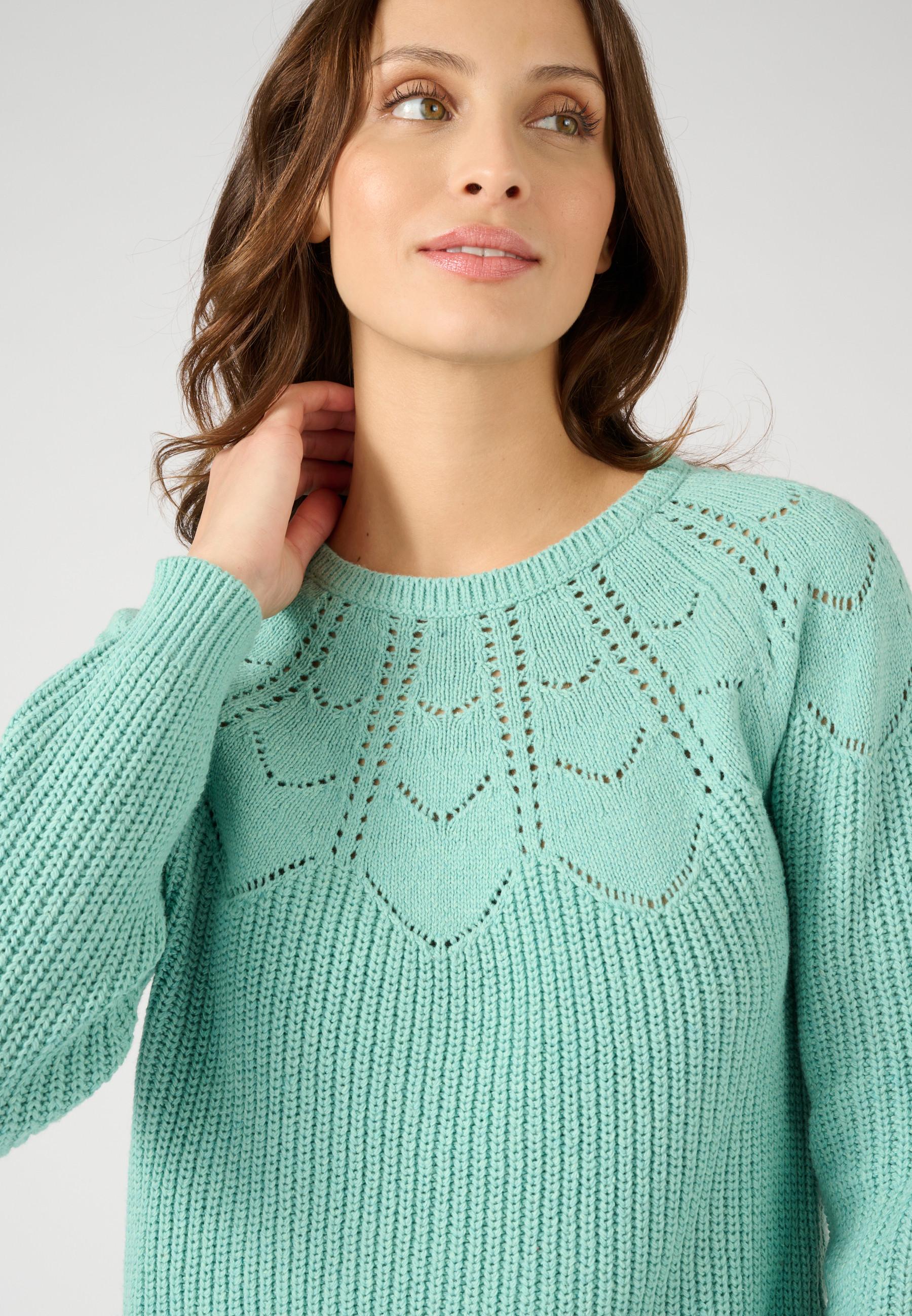 Damart  Pullover mit Ajour-Details. 