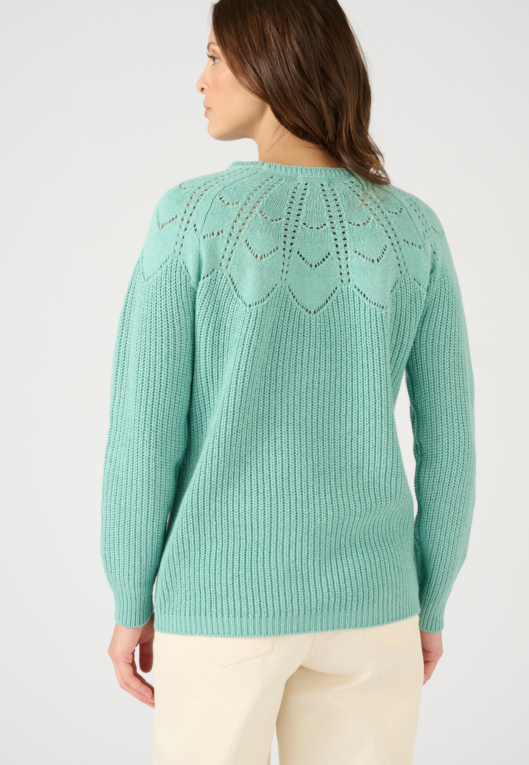 Damart  Pullover mit Ajour-Details. 