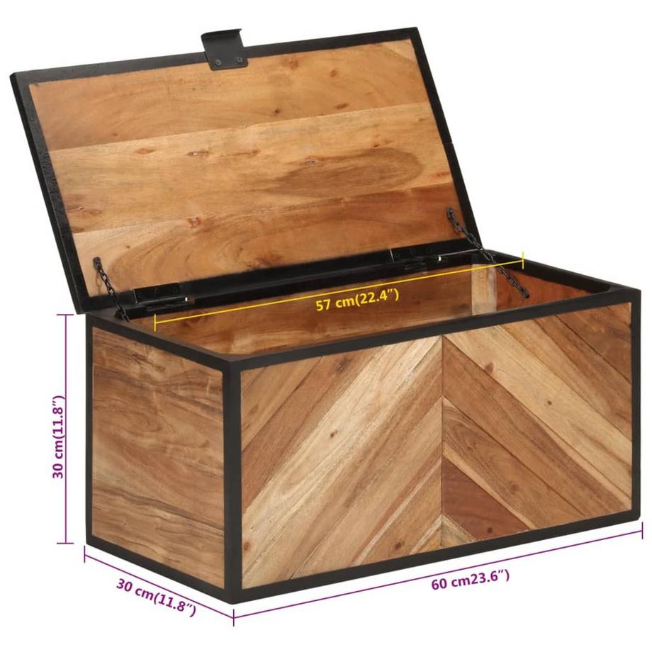 VidaXL scatola portaoggetti Legno  