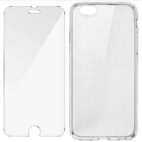 Avizar  Cover + Pellicola Vetro iPhone 6 e 6s 