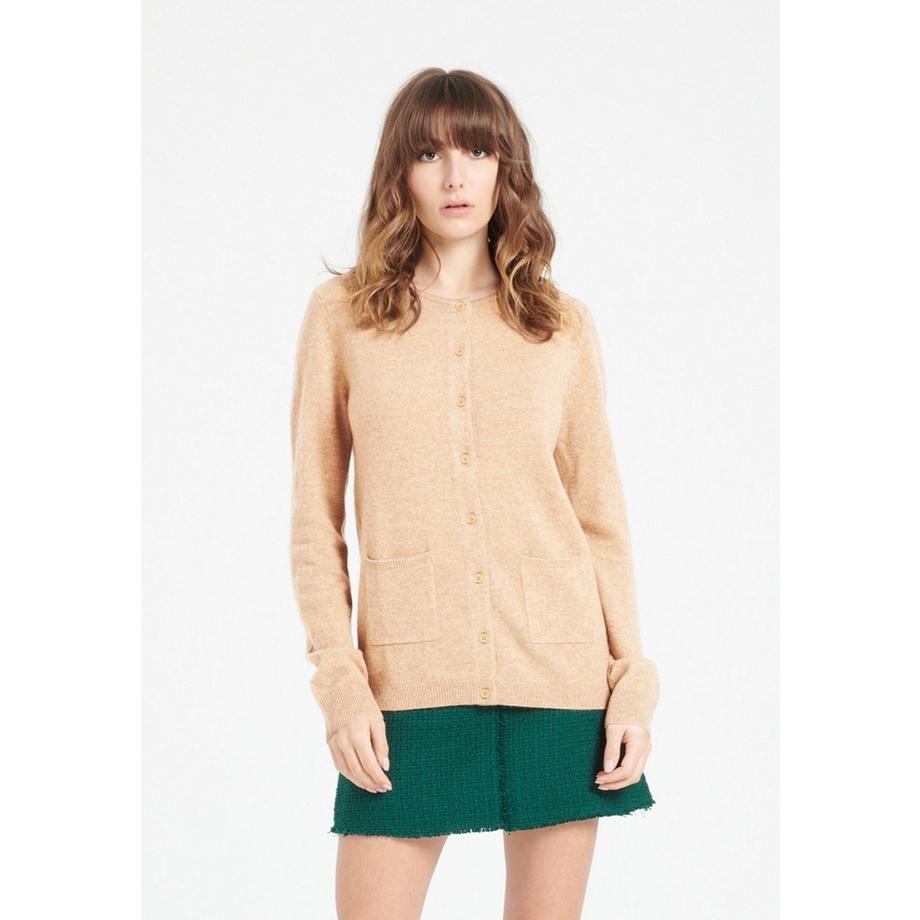 Cardigan col rond femme en cachemire - LILLY 4B