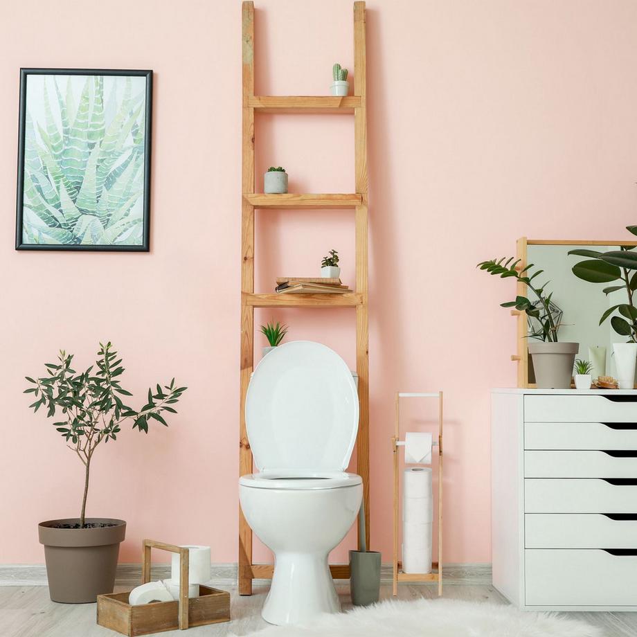 Toilettenpapierhalter aus Bambus stehend ONE SIZE | MANOR