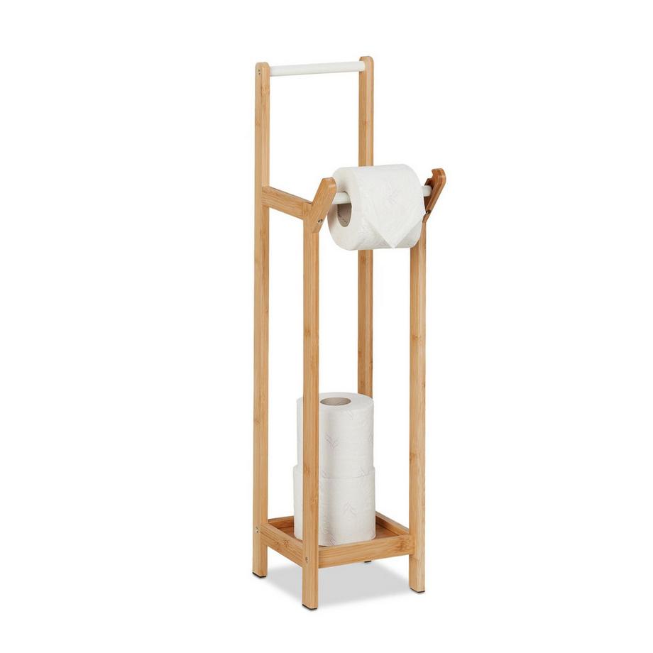 Toilettenpapierhalter aus Bambus stehend ONE SIZE | MANOR