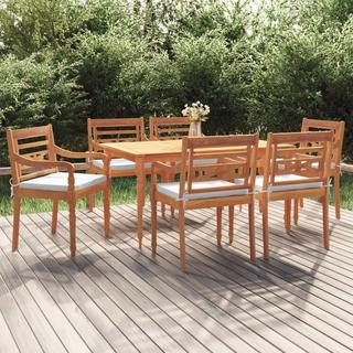 VidaXL set da pranzo da giardino Teak riciclato  