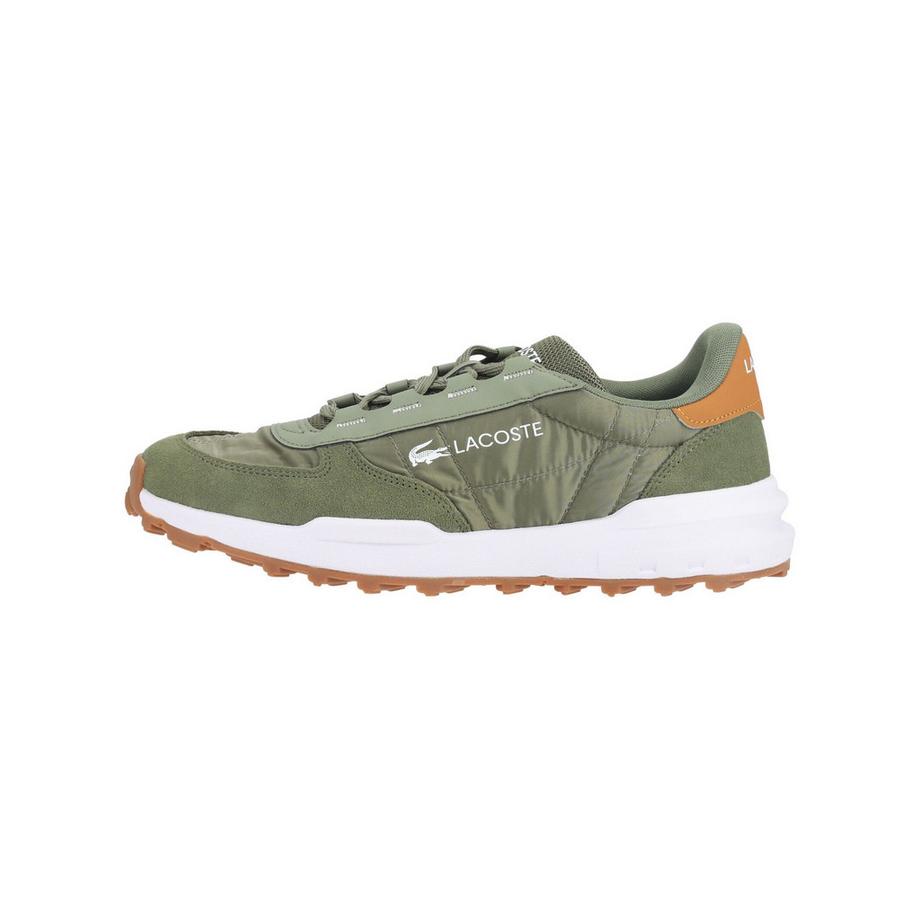 LACOSTE Herren Sneaker mit Textil und Veloursleder Details  