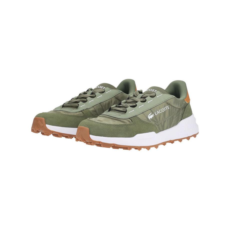 LACOSTE Herren Sneaker mit Textil und Veloursleder Details  