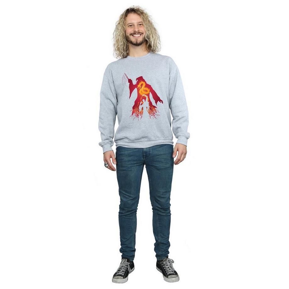 Harry Potter Dragon Duel Bedrucktes Sweatshirt  