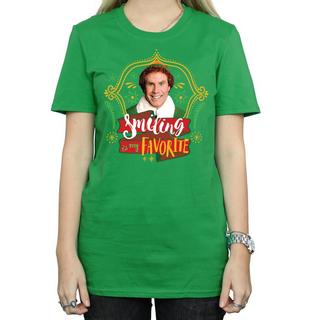 Elf Smiling Is My Favorite T-Shirt  