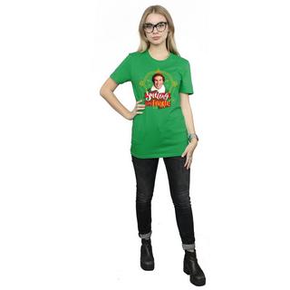 Elf Smiling Is My Favorite T-Shirt  