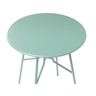 Beliani Table bistrot en Métal Traditionnel TALTAL  