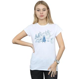 Disney Frozen T-Shirt Stampata  