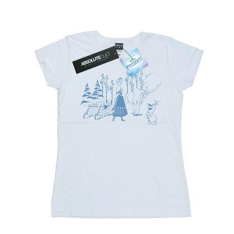 Disney Frozen T-Shirt Stampata  