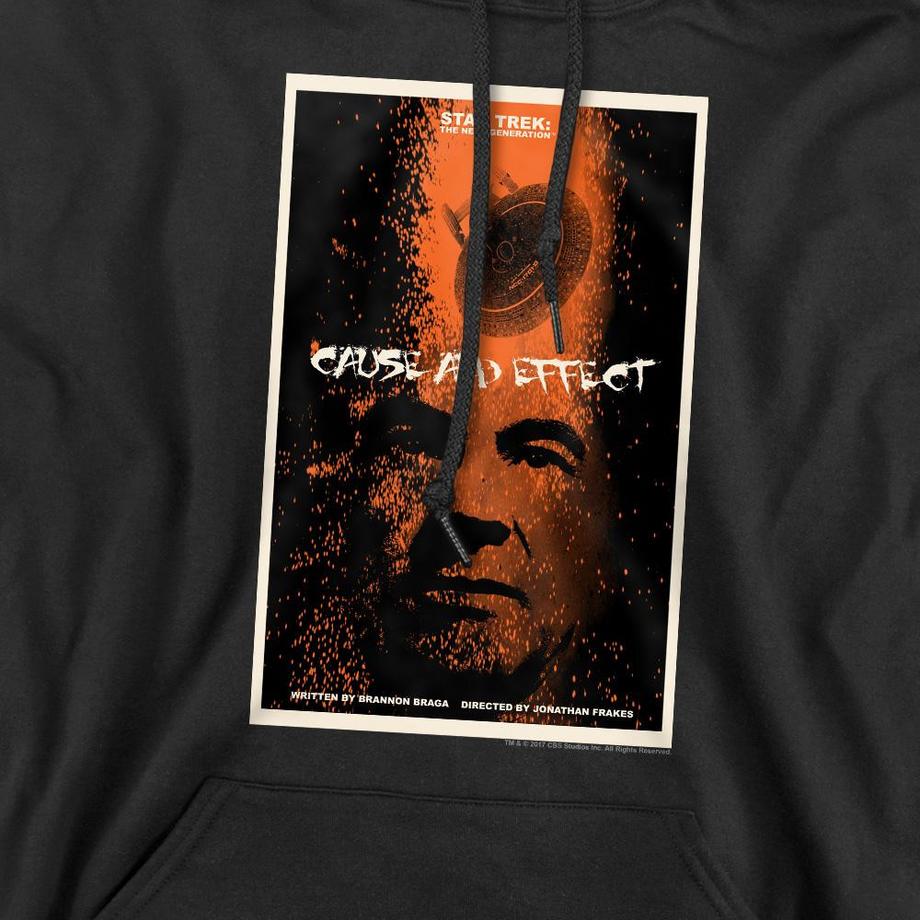 Star Trek The Next Generation Season 5 Episode 18 Felpa con cappuccio  