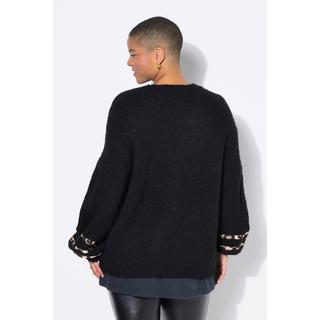 Studio Untold Cardigan Oversize Nœuds Motif Léopard  