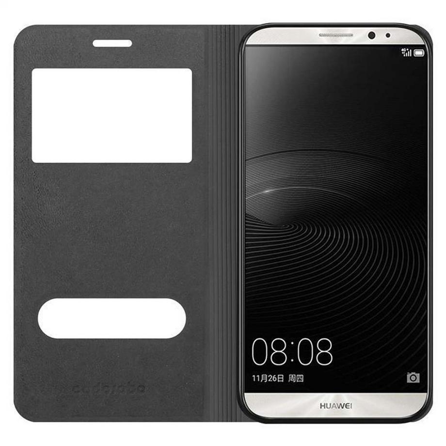 Cadorabo  Housse compatible avec Huawei MATE 8 - Coque de protection avec fermeture magnétique, fonction de support et 2 fenêtres de visualisation 