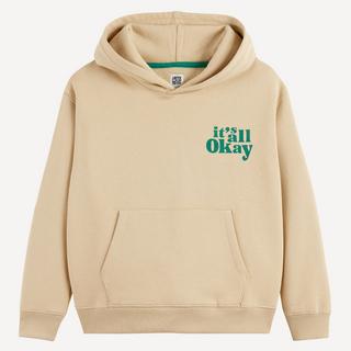 La Redoute Collections  Kapuzen-Sweatshirt mit Message-Print aus Molton 