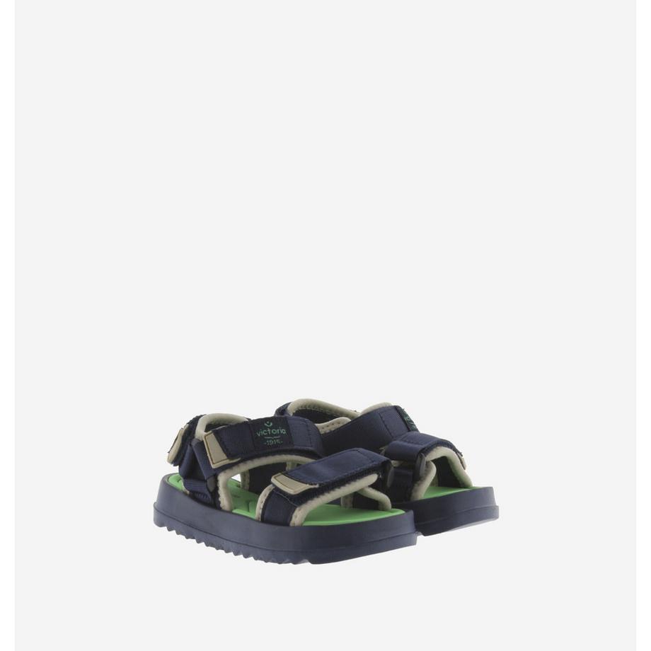 Victoria Agosto Nylon Klett Sandalen Kinder  