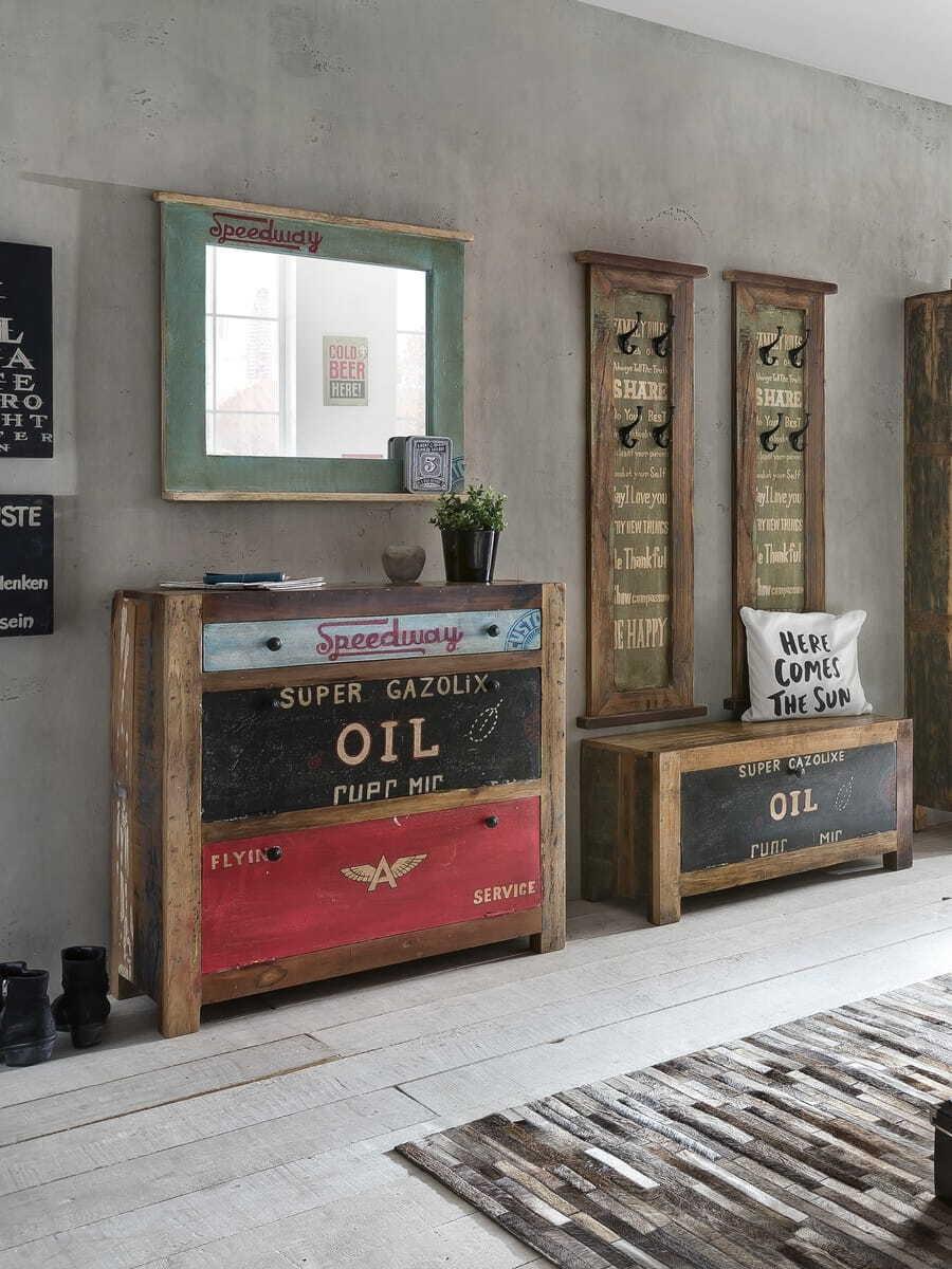 mutoni Spiegel Bright Retro natur bunt 79x68  