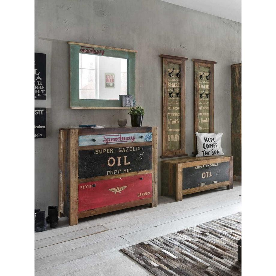 mutoni Spiegel Bright Retro natur bunt 79x68  