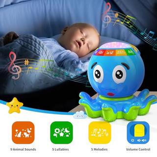 Activity-board  Jouet bébé pieuvre rampante avec lumière et musique jouet pour enfants 