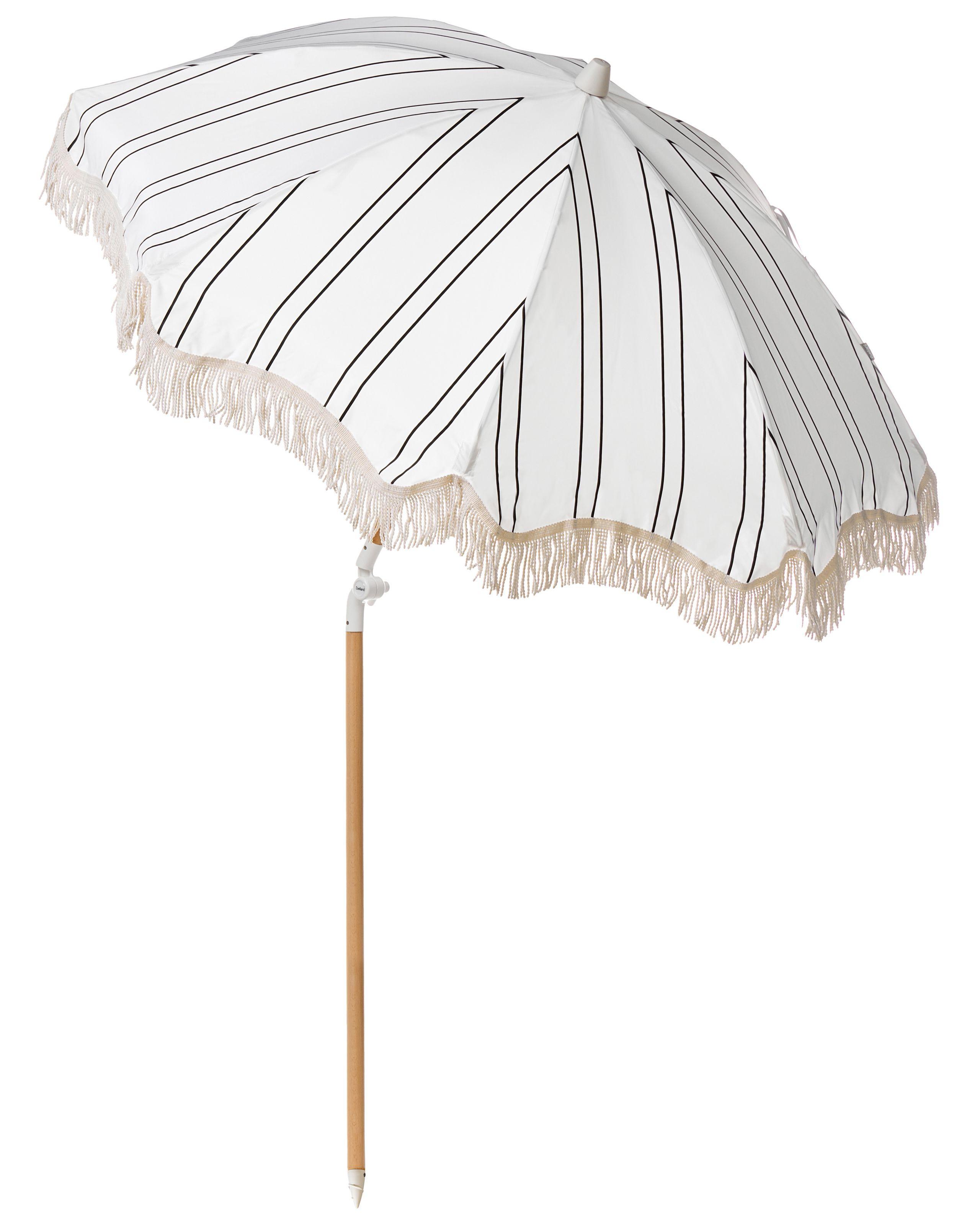 Beliani Sonnenschirm aus Stoff Retro MONDELLO  