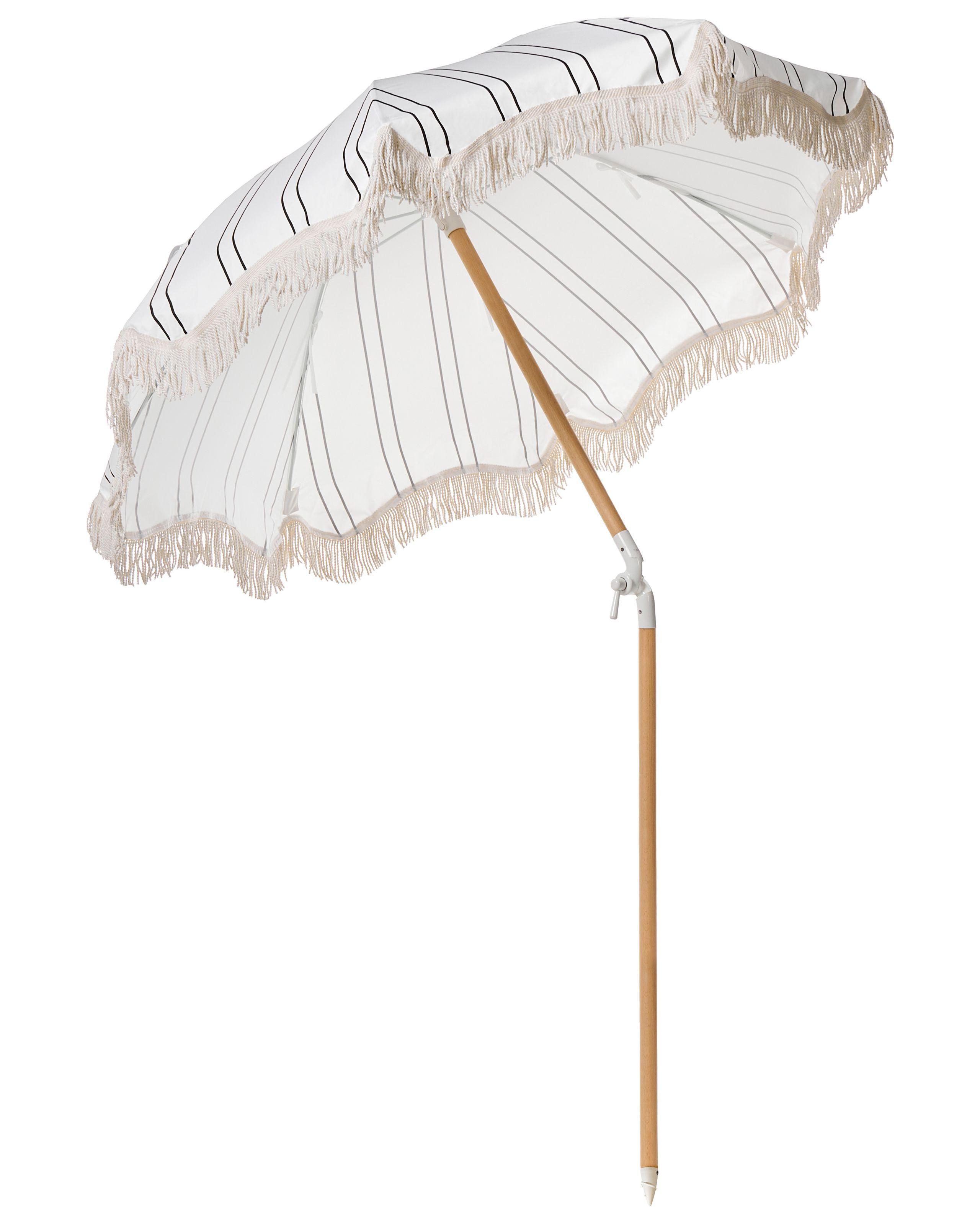 Beliani Sonnenschirm aus Stoff Retro MONDELLO  