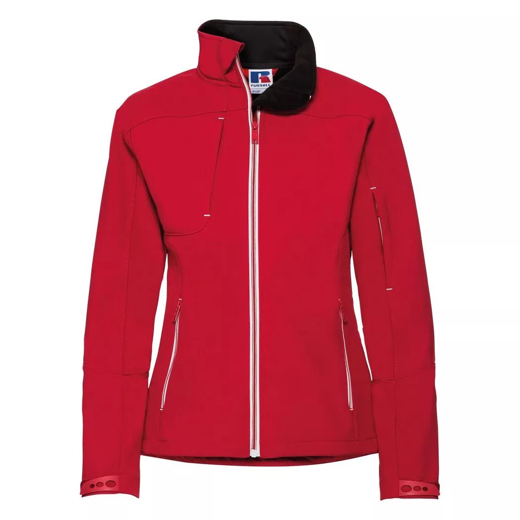 Russell - SoftshellJacke Bionic, für Damen, Rot Bunt, Größe 3XL