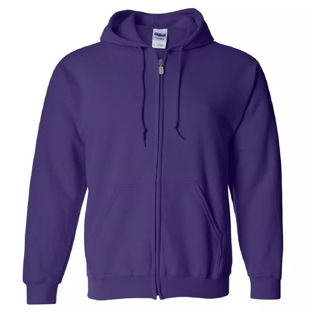 Gildan - Heavy Blend Kapuzenjacke, für Damen, Lila, Größe XL
