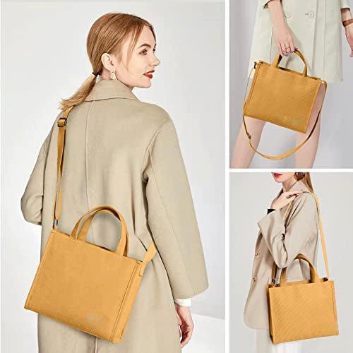 Only-bags.store Cordtasche Umhängetasche mit Reissverschluss Handtasche Shopper  