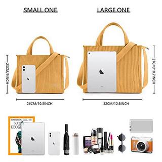 Only-bags.store Cordtasche Umhängetasche mit Reissverschluss Handtasche Shopper  