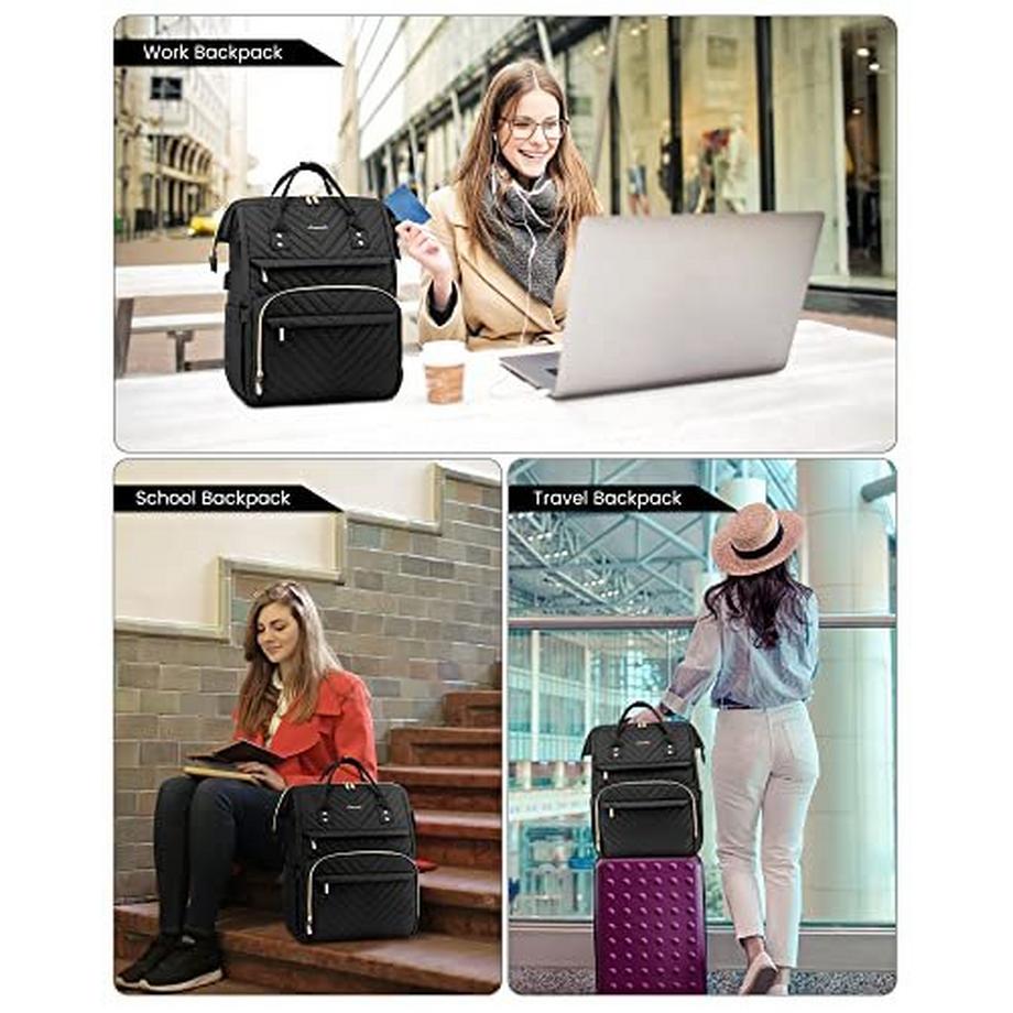 Only-bags.store Sac à Dos étanche pour Ordinateur Portable 15.6 Pouces  