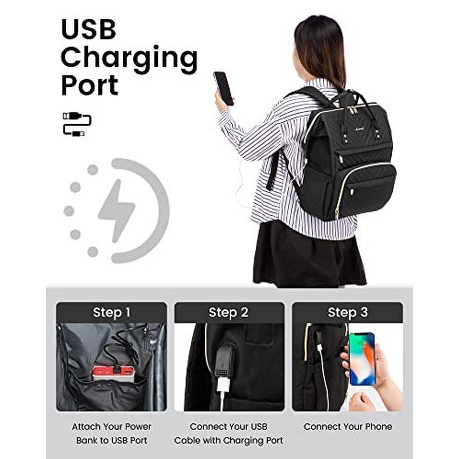 Only-bags.store Sac à Dos étanche pour Ordinateur Portable 15.6 Pouces  