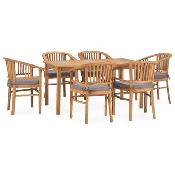 set da pranzo da giardino Teak riciclato