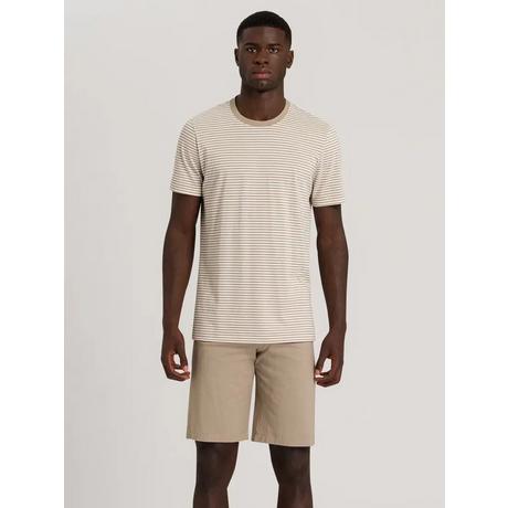 HANRO Night & Day Geringelter Kurzer Pyjama  