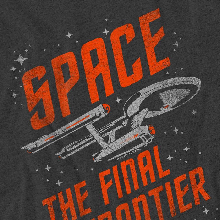 Star Trek Space Travel T-Shirt Stampata  