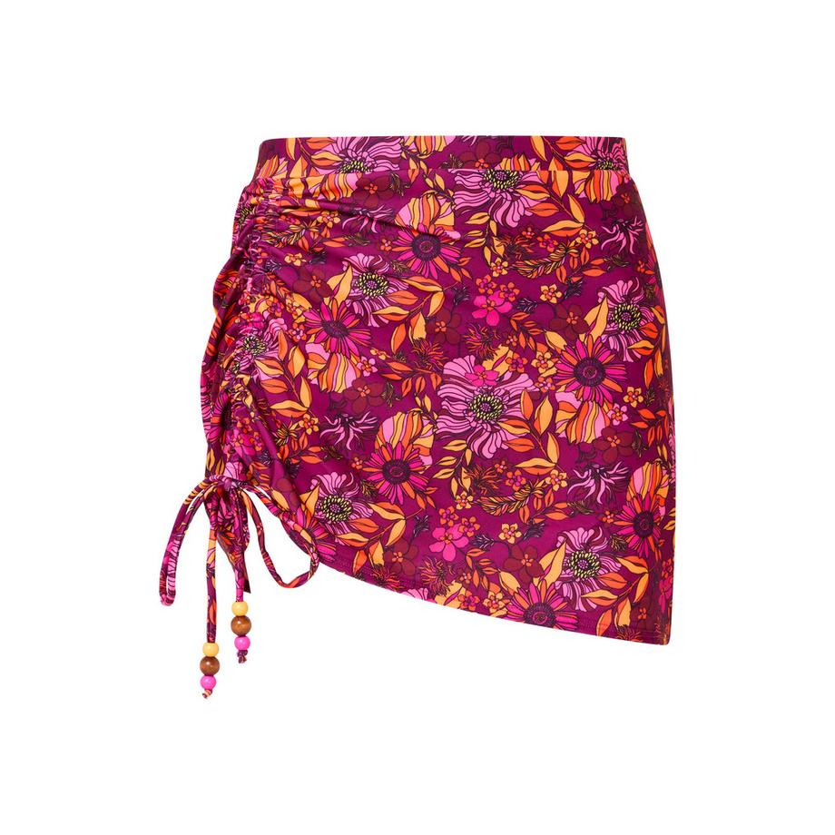 Joe Browns gonna da bagno con stampa floreale e dettaglio arricciato  