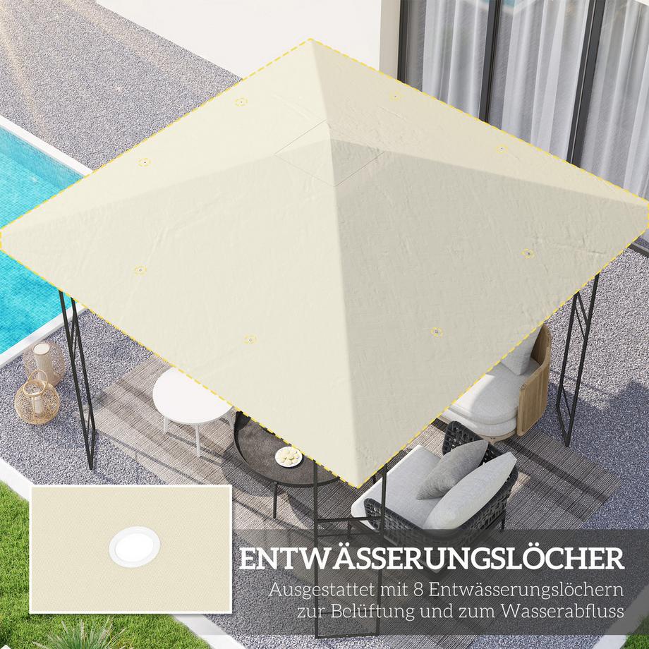 Outsunny Pavillon Ersatzdach  