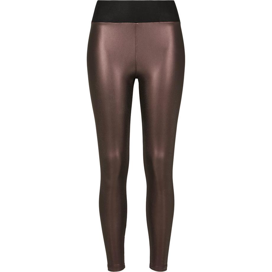 URBAN CLASSICS Kunstleder High Waist Leggings  