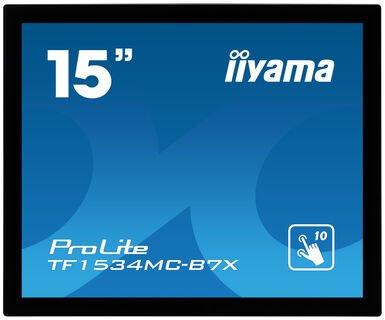 Iiyama  ProLite TF1534MC-B7X écran plat de PC 38,1 cm (15") 1024 x 768 pixels XGA LED Écran tactile Multi-utilisateur Noir 