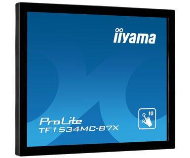 Iiyama  ProLite TF1534MC-B7X écran plat de PC 38,1 cm (15") 1024 x 768 pixels XGA LED Écran tactile Multi-utilisateur Noir 
