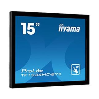 Iiyama  ProLite TF1534MC-B7X Monitor PC 38,1 cm (15") 1024 x 768 Pixel XGA LED Touch screen Multi utente Nero 