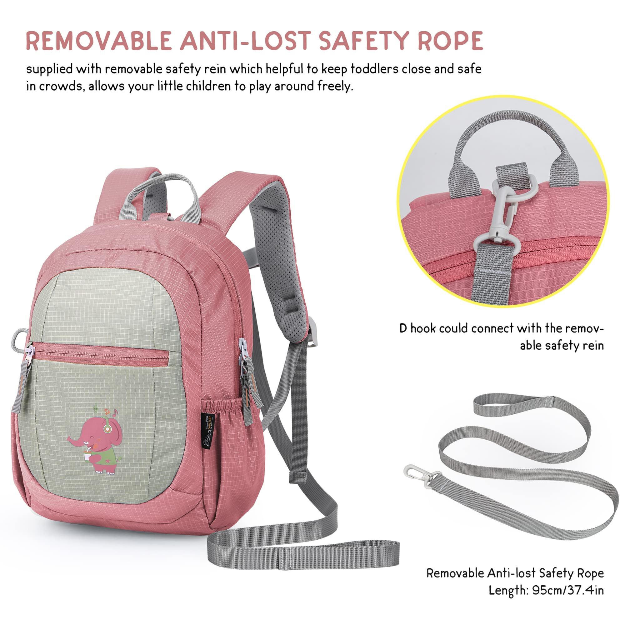 Only-bags.store Kleinkind Rucksack mit Leine Kindergarten Rucksack  