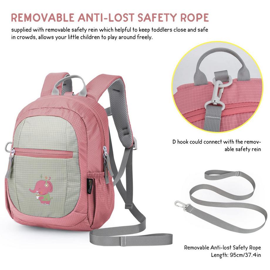 Only-bags.store Zaino per bambini con guinzaglio Zaino per l'asilo  