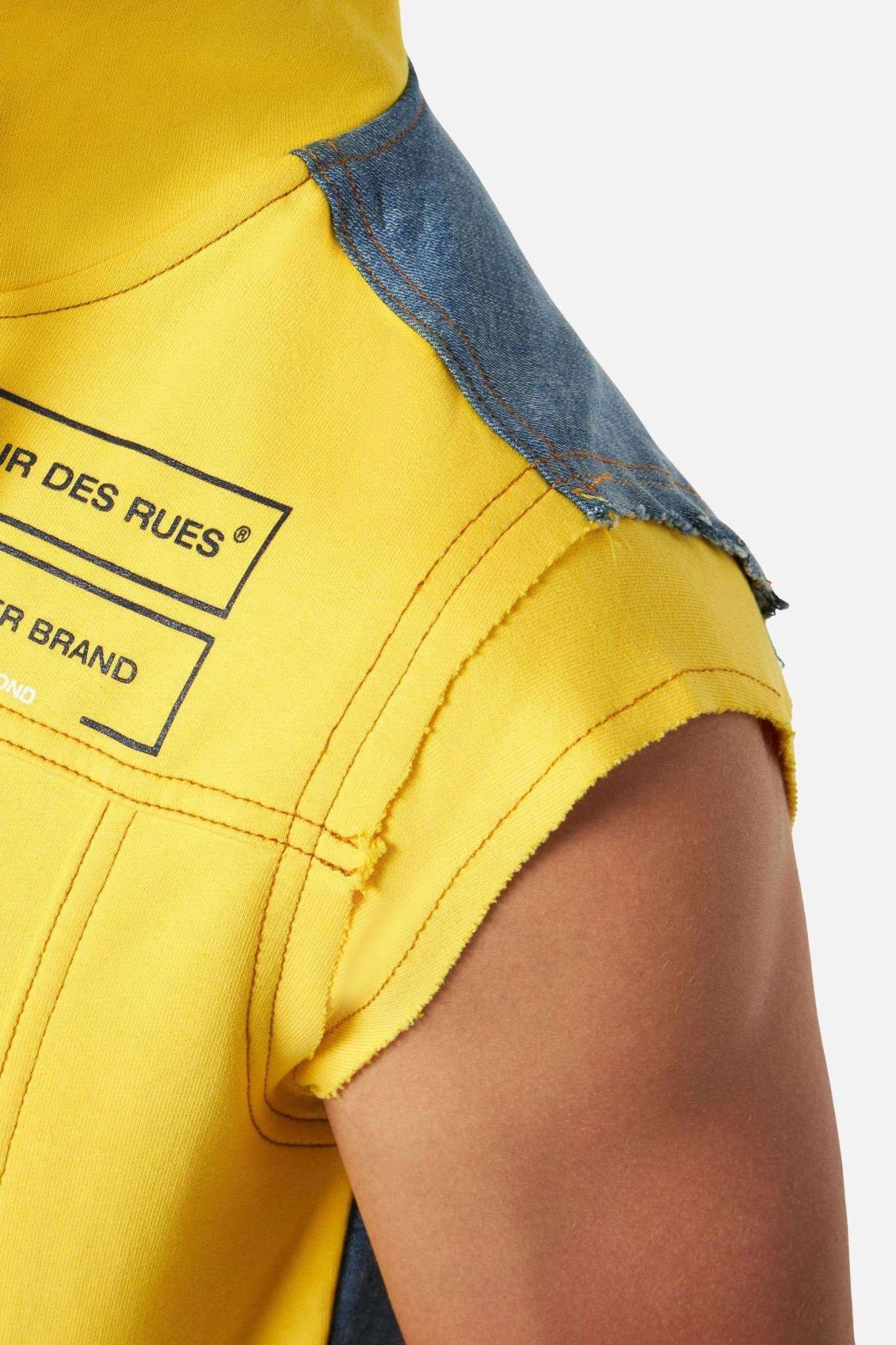 BOXEUR DES RUES  Sweatshirt Mixed Fabric Sleeveless 