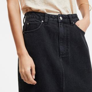 La Redoute Collections Gerader Denim Midirock  