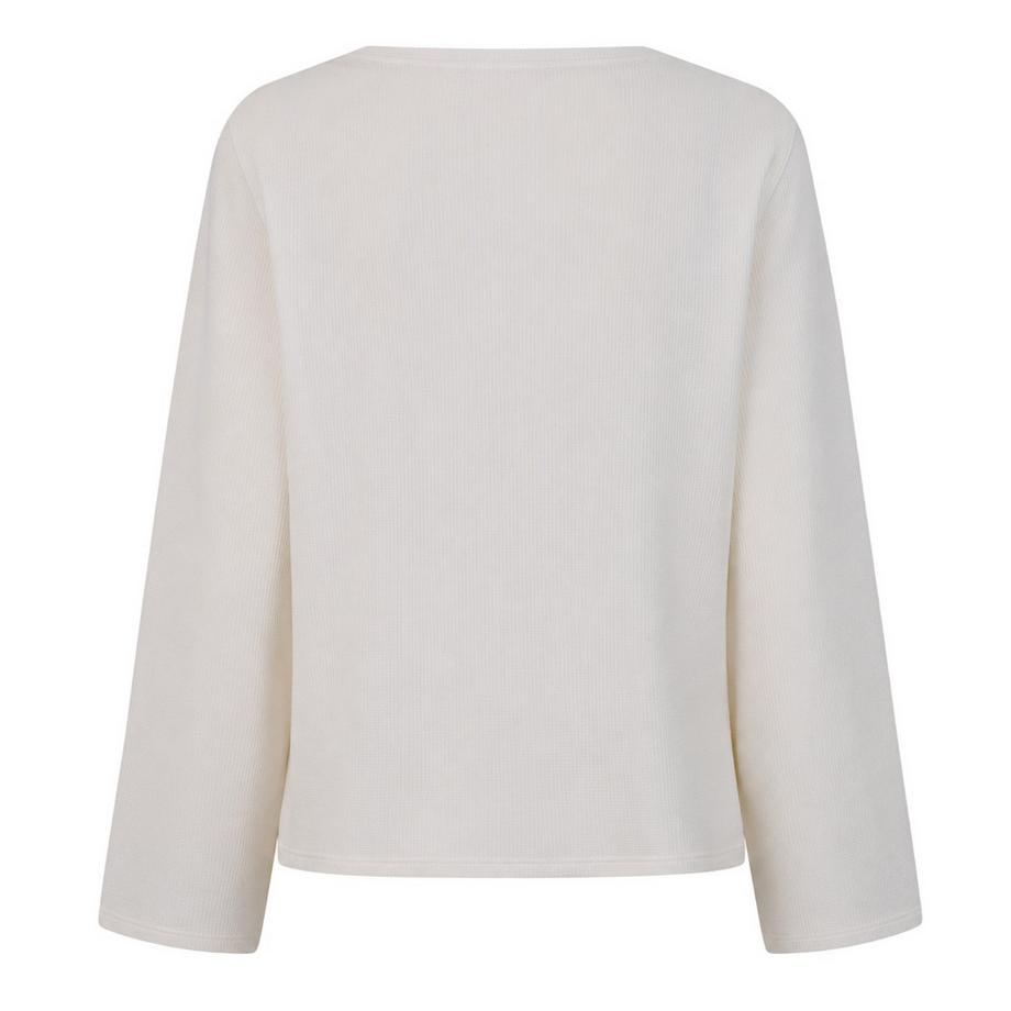 BOSS Top In Maglione Maglia A Nido D´ape Scollo A Barchetta  