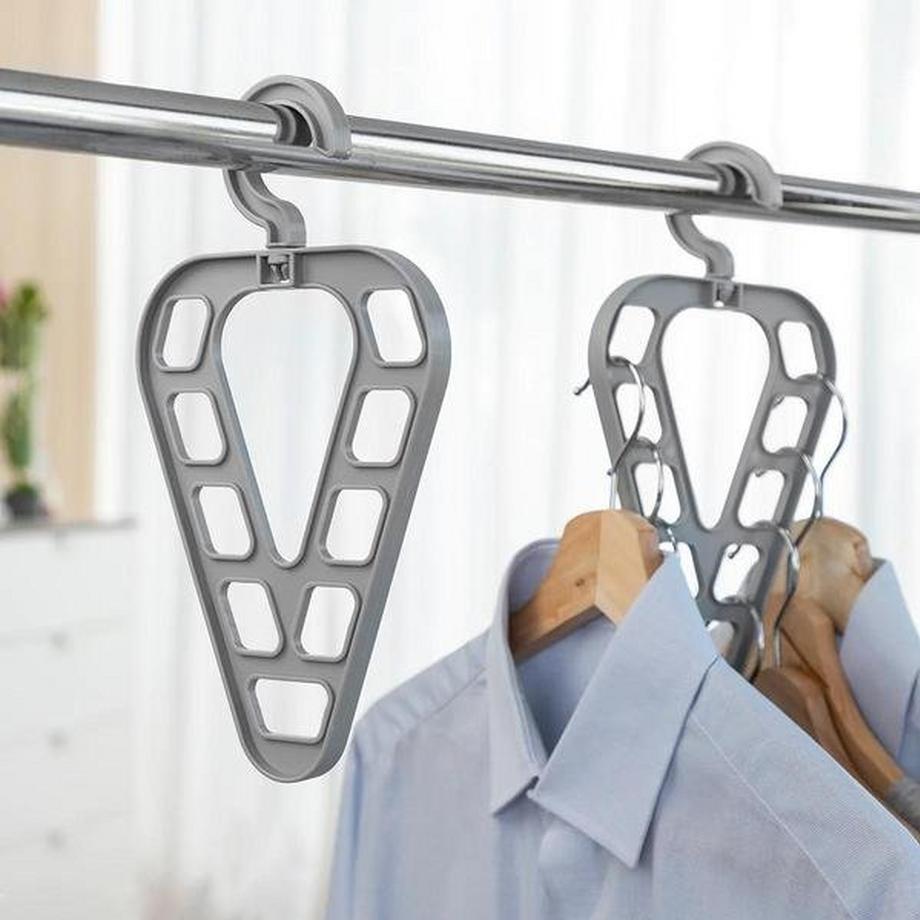 InnovaGoods 2x Bügel für Kleiderbügel  