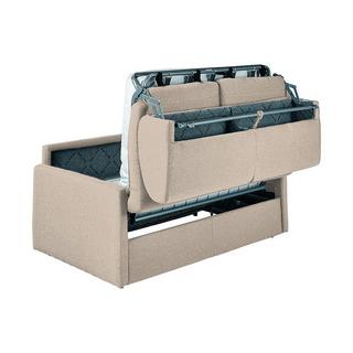 Vente-unique Schlafsofa 4Sitzer Stoff Liegefläche Matratzen CALIFE  