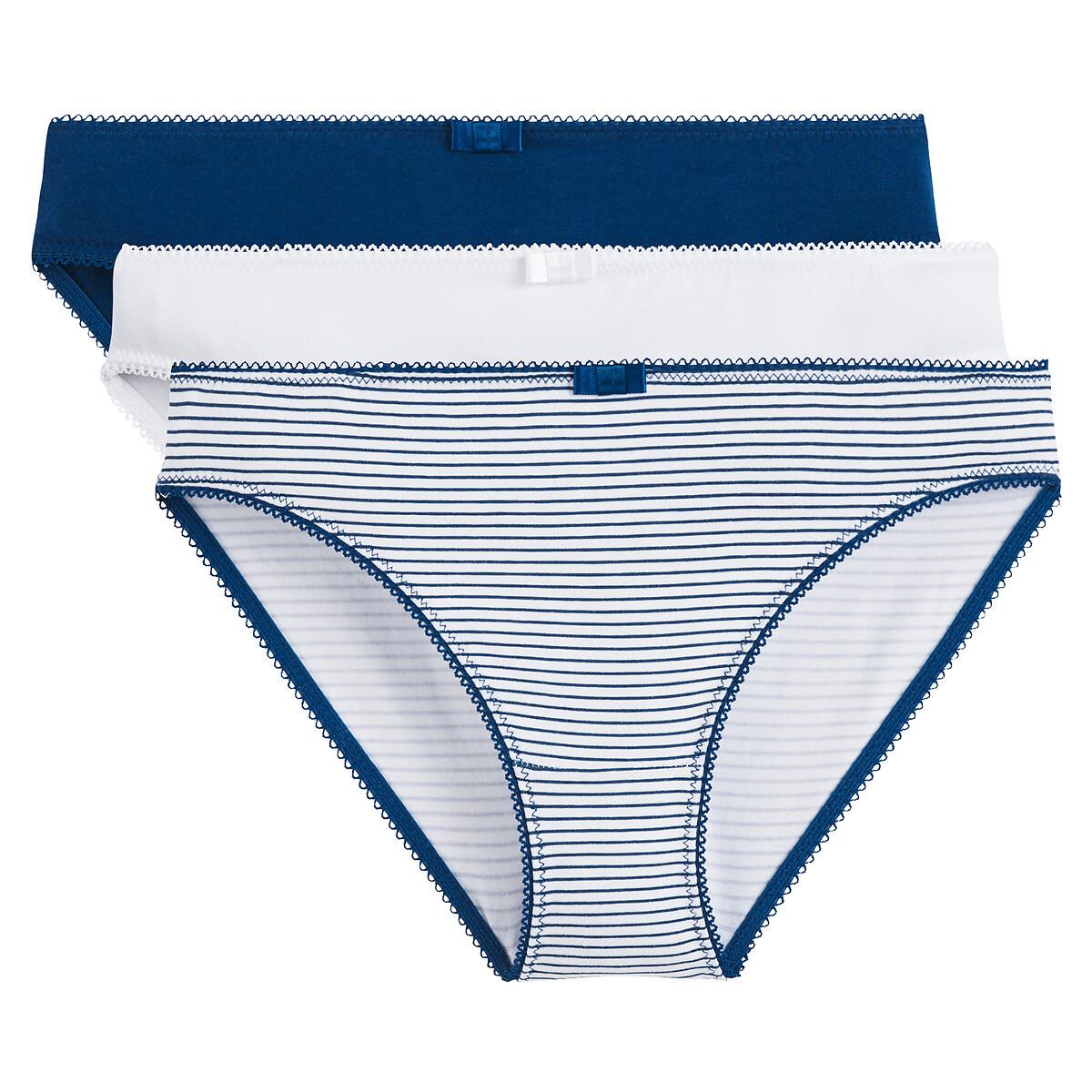 La Redoute Collections  Lot de 3 slips en coton extensible 